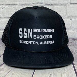 Equipment Black Cap with White Text